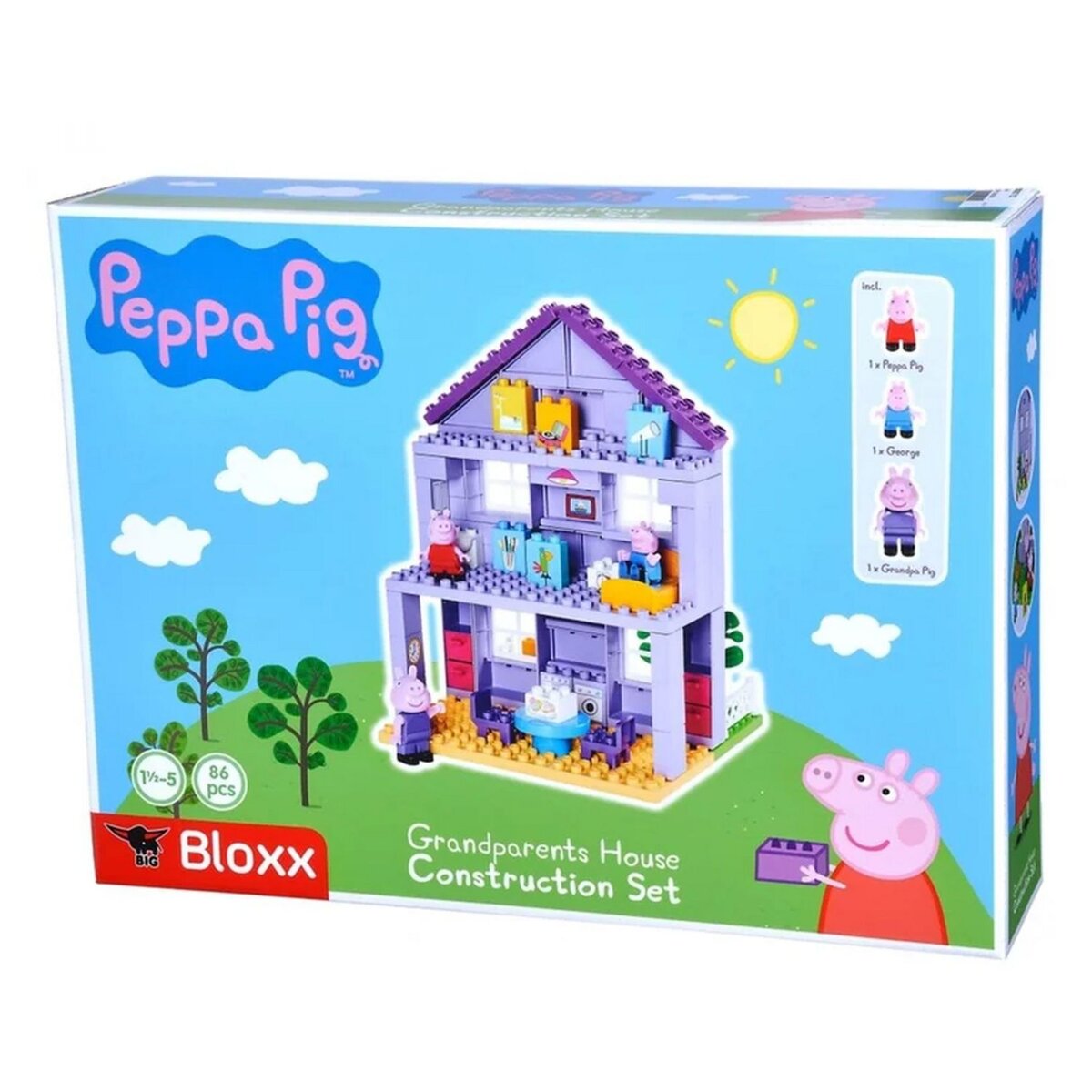 SIMBA Set construction La maison des grands-parents Peppa Pig Big Bloxx