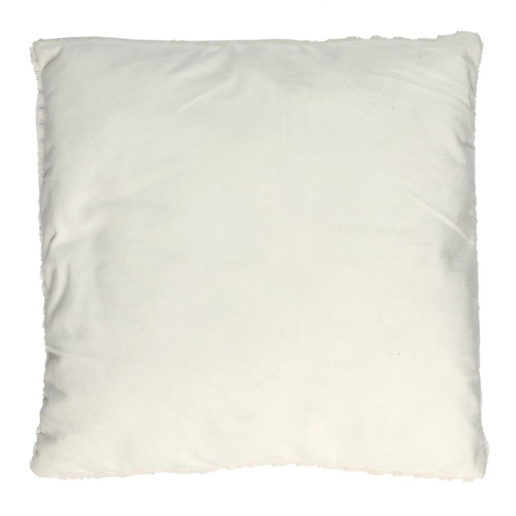 Voir la diapositive 2 : The Home Deco Factory Coussin déco nid d'abeille  crush  40x40cm blanc