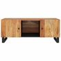 Voir la diapositive 4 : VIDAXL Table basse 100x54x40 cm bois d'acacia solide et d'ingenierie