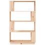 Voir la diapositive 3 : VIDAXL Bibliotheque/Separateur de piece 80x25x132 cm Pin solide