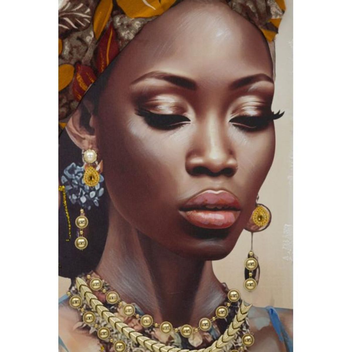 Paris Prix Tableau Déco  Ayda Profil  72x102cm Multicolore