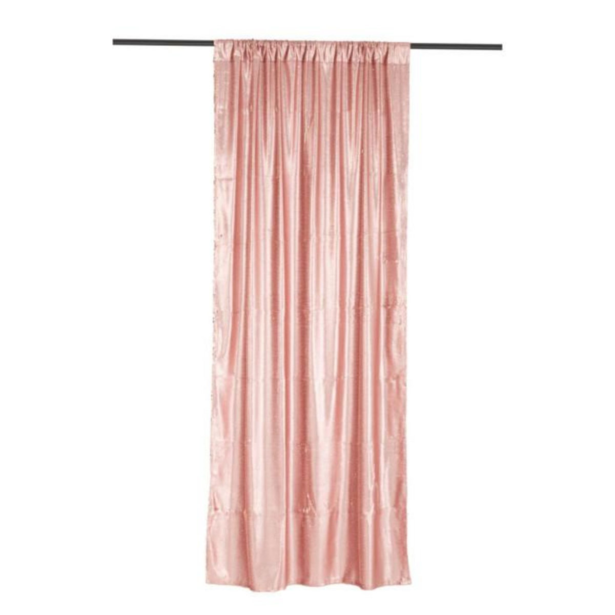 Paris Prix Rideau à Passants  Sequin  125x250cm Rose & Champagne