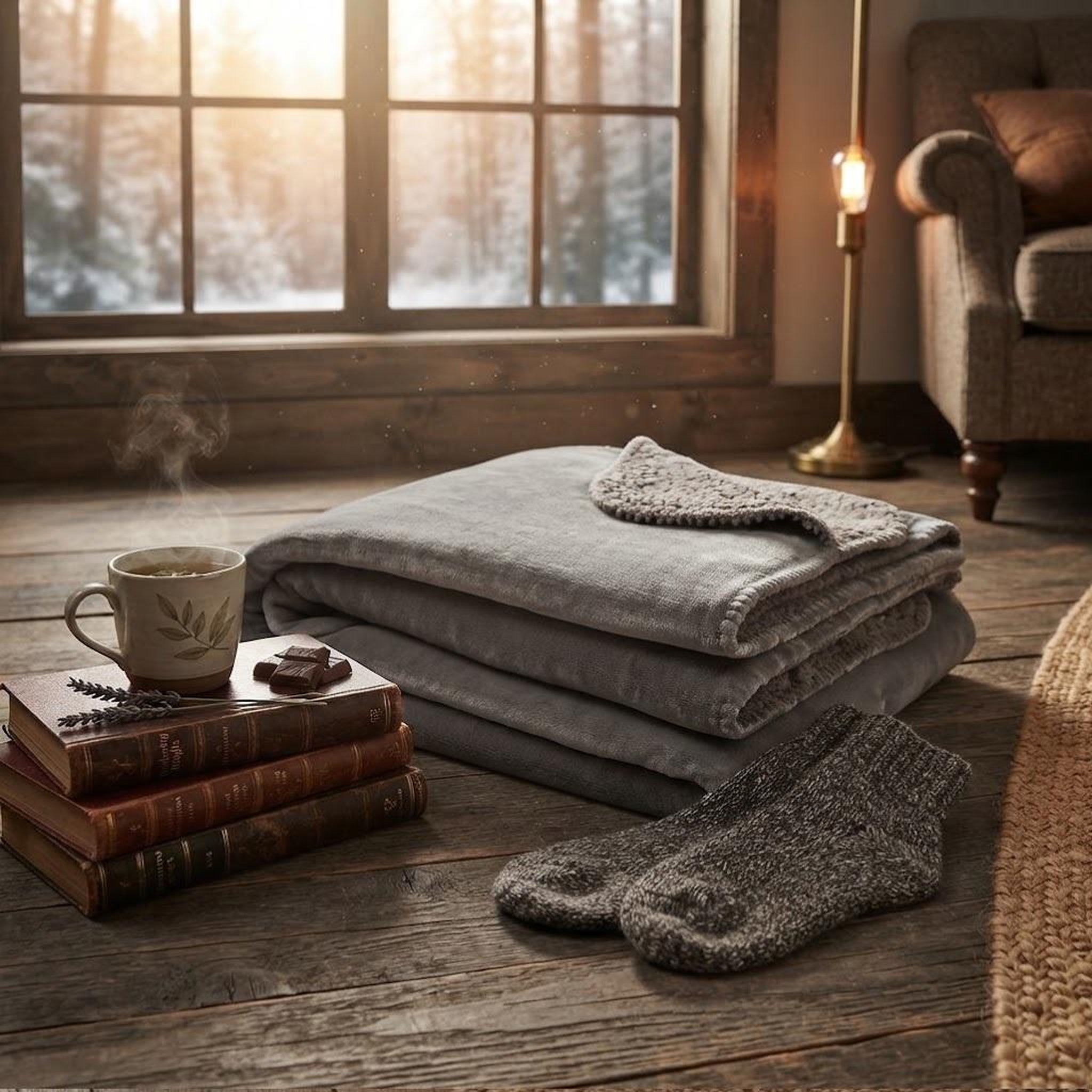 Voir la diapositive 5 : Eden Plaid uni collection douillet design et moderne
