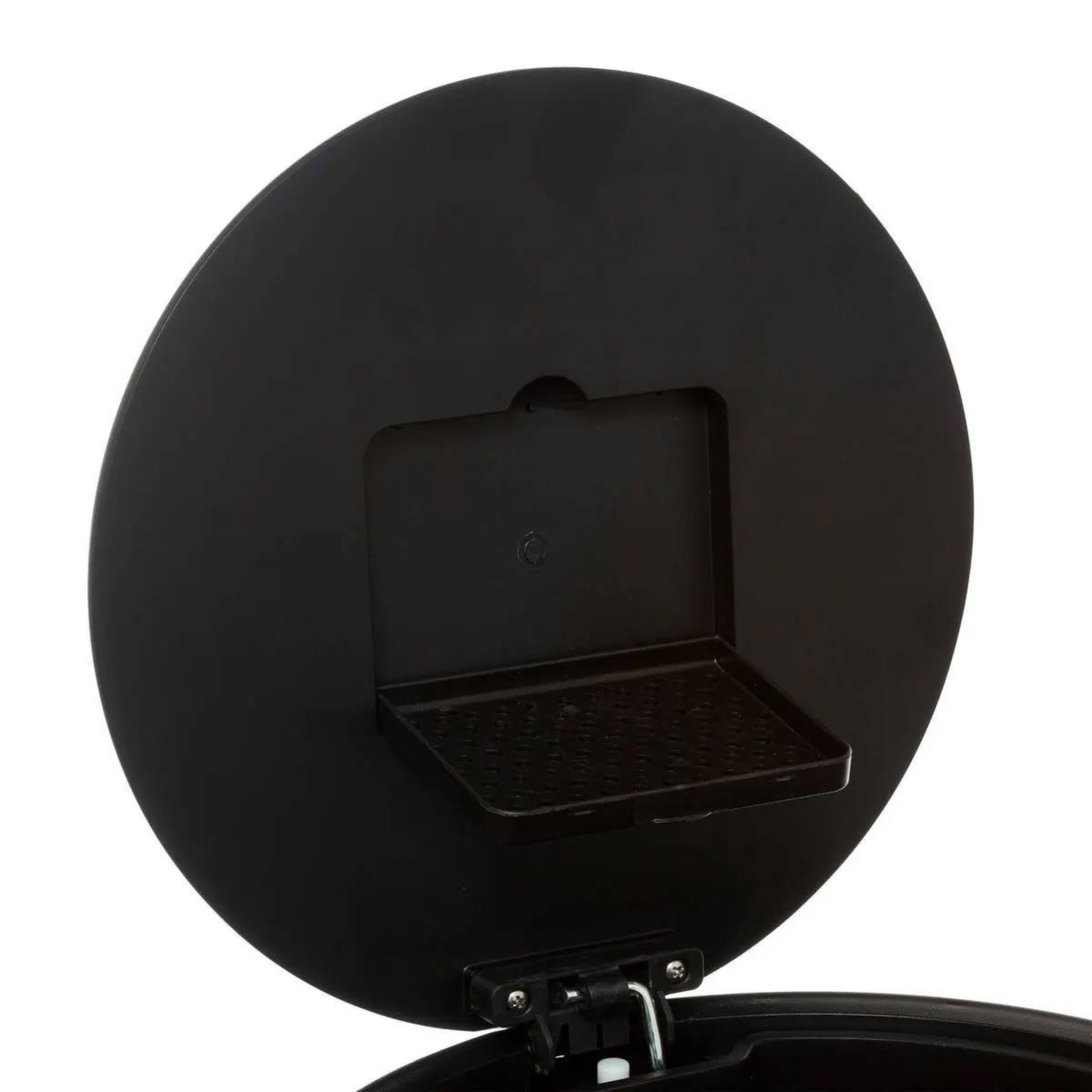 Voir la diapositive 4 : FIVE Poubelle de cuisine en métal  delta  30l noir