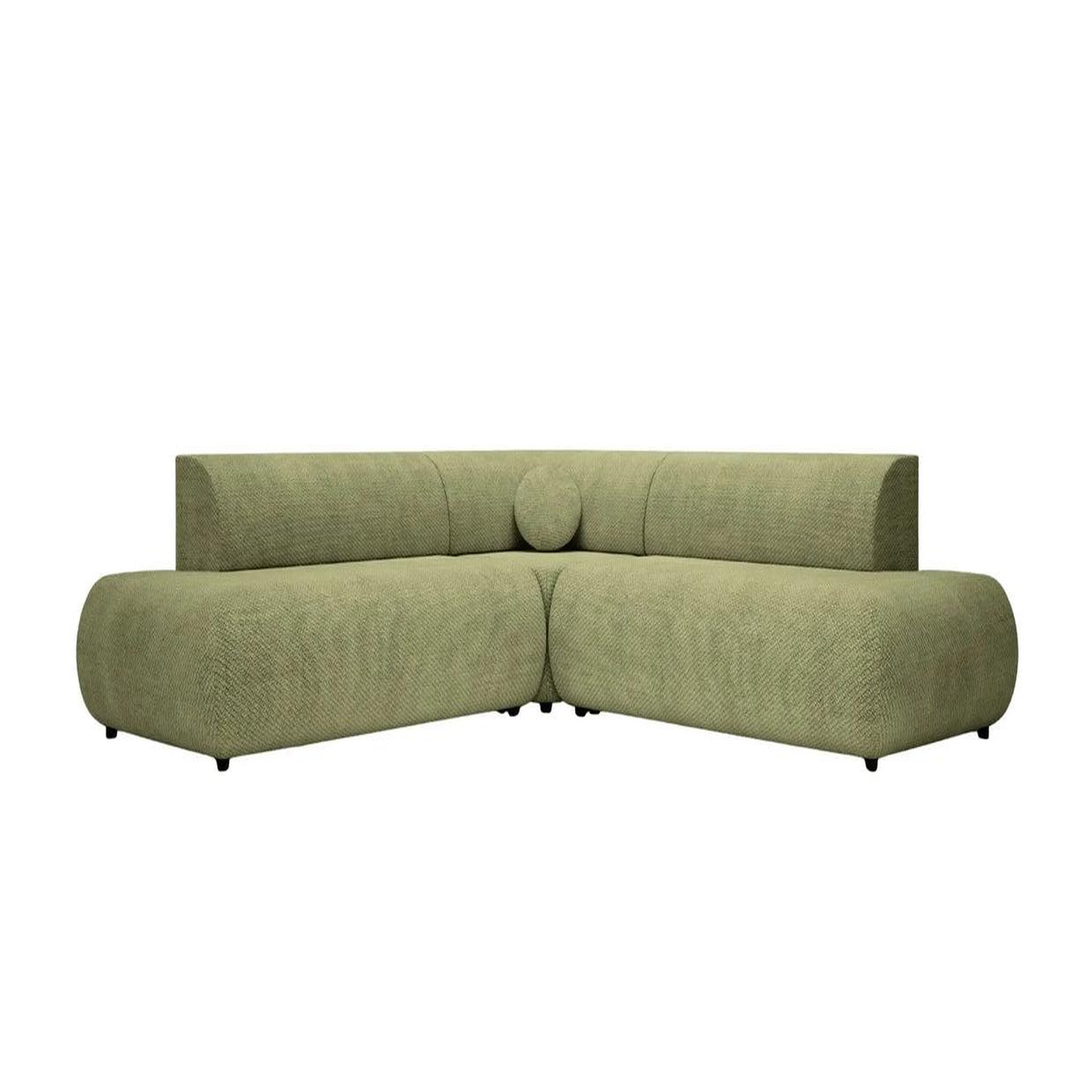 Voir la diapositive 1 : CASANOVA PARIS LEVI - Canapé panoramique convertible tissu lisse