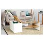Voir la diapositive 1 : Table basse avec coffre de rangement L110 cm ELO