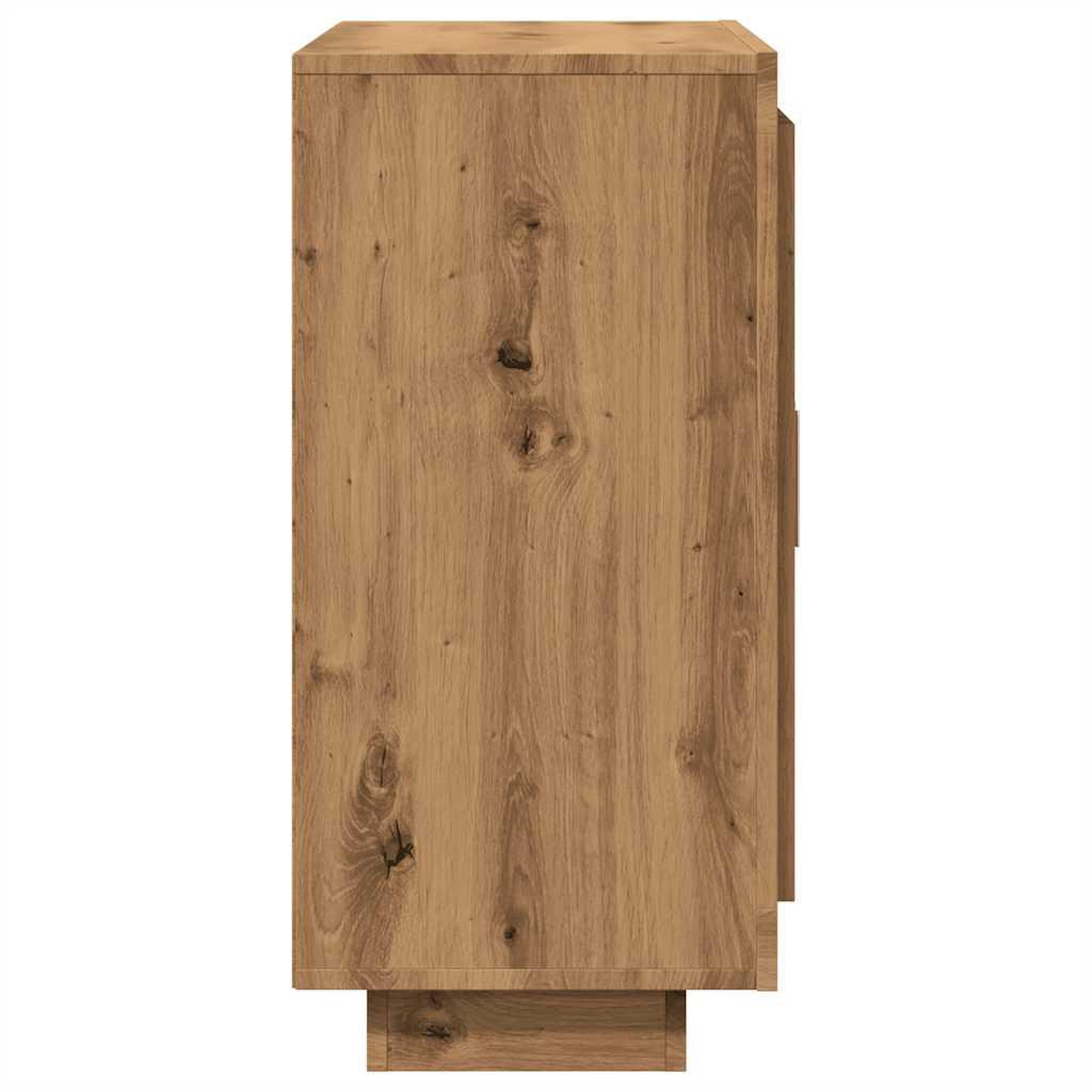 Voir la diapositive 5 : VIDAXL Buffet chene artisanal 92x35x75 cm bois d'ingenierie