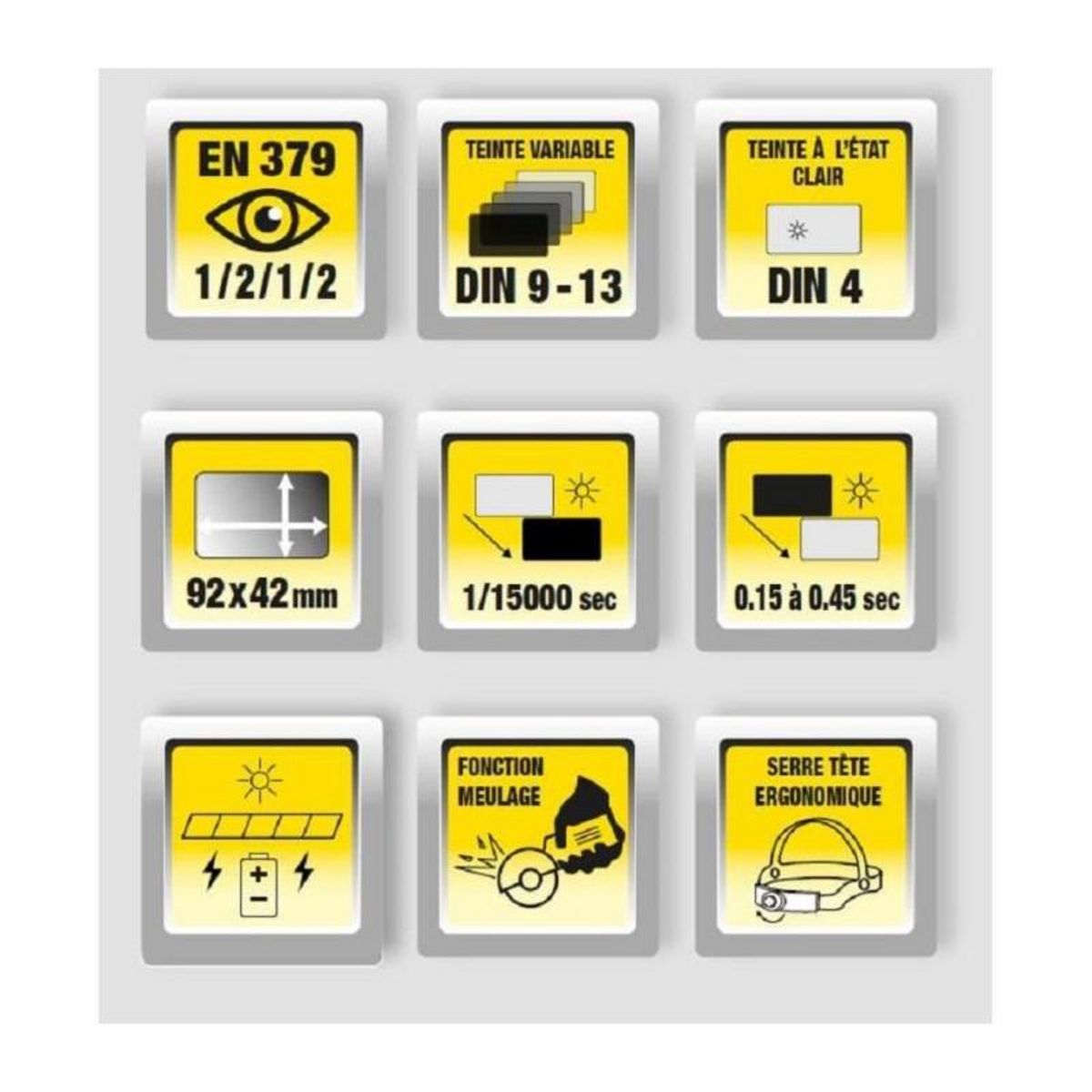 MECAFER Cagoule automatique LCD réglable Mecafer