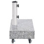 Voir la diapositive 3 : VIDAXL Socle de parasol Gris clair 45x25x8,3 cm Granite