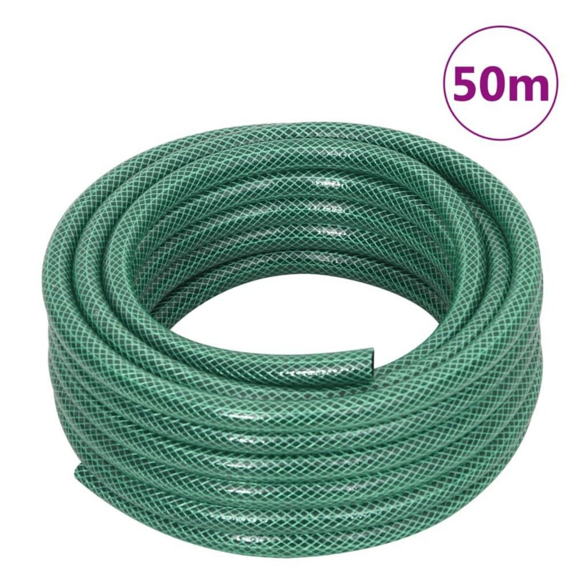 VIDAXL Tuyau d'arrosage vert 0,5  50 m PVC