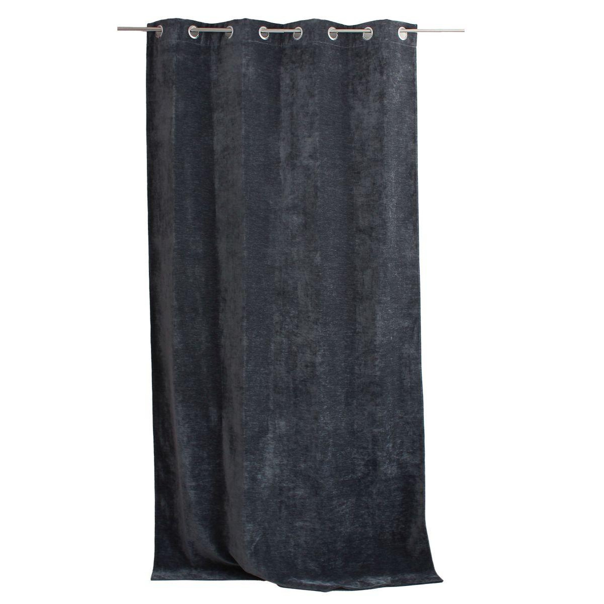 Voir la diapositive 4 : ENJOY HOME Rideau thermique occultant  velvet  140x260cm gris foncé