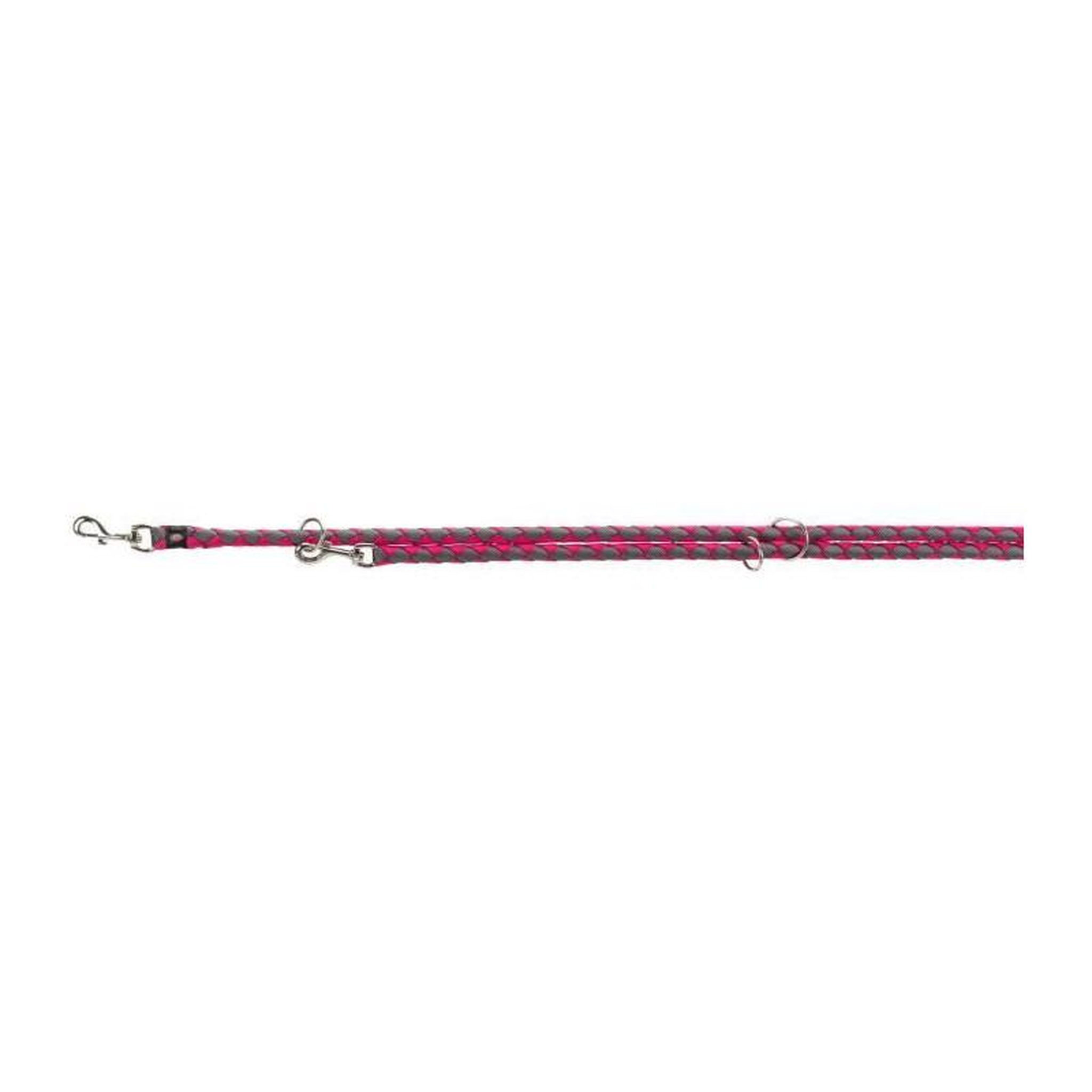 Trixie Laisse réglable TRIXIE Cavo - L–XL: 2m - ø 18 mm - Fushia et gris graphite