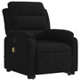 Voir la diapositive 3 : VIDAXL Fauteuil de massage inclinable Noir Velours