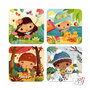 Voir la diapositive 2 : Juratoys-Janod 4 puzzles evolutif les 4 saisons