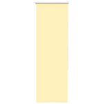 VIDAXL Store enrouleur occultant jaune largeur du tissu 50,7 cm