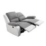 Voir la diapositive 1 : Canapé relax électrique 2 ou 3 places tissu simili HELENA