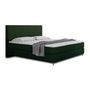 Voir la diapositive 3 : BEST MOBILIER Rafaela - lit boxspring - 180x200 - coffres et surmatelas inclus - en velours