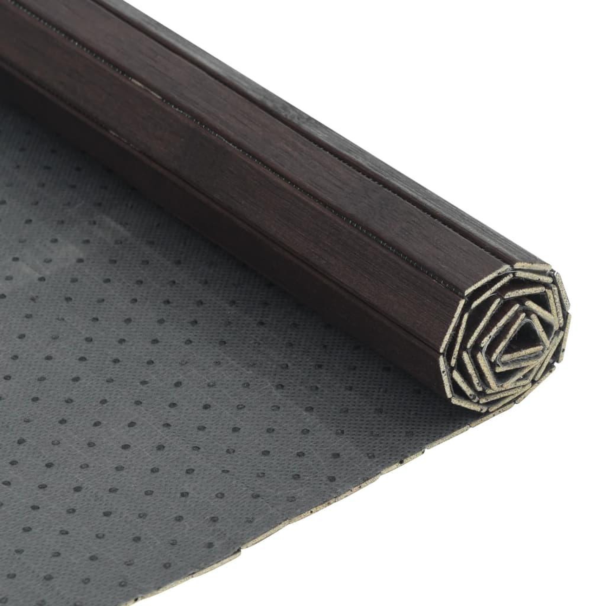 Voir la diapositive 5 : VIDAXL Tapis rectangulaire marron fonce 70x400 cm bambou
