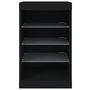 Voir la diapositive 6 : VIDAXL Buffet avec lumières LED noir 41x37x67 cm