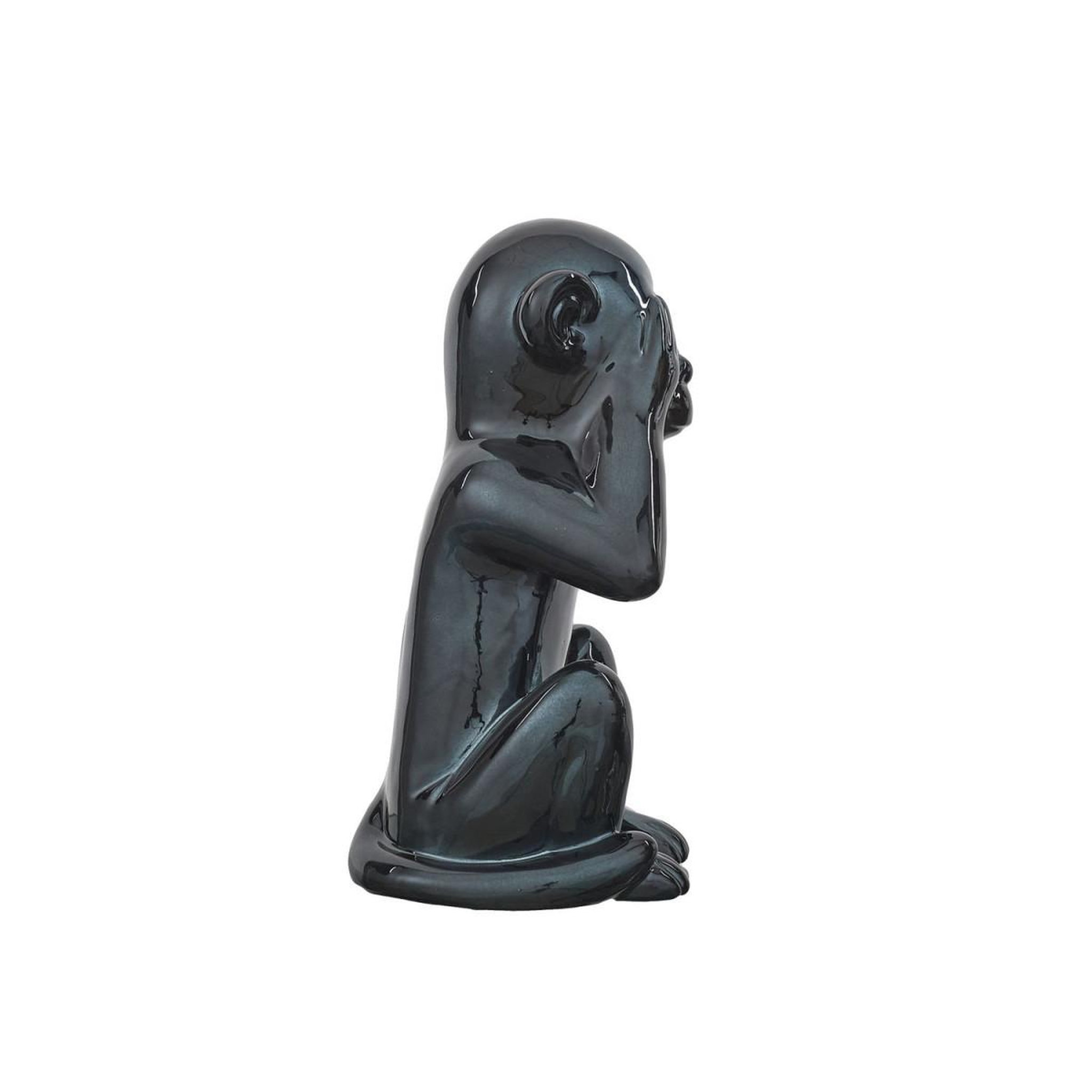 Voir la diapositive 4 : The Home Deco Factory Statuette déco  singe  28cm noir