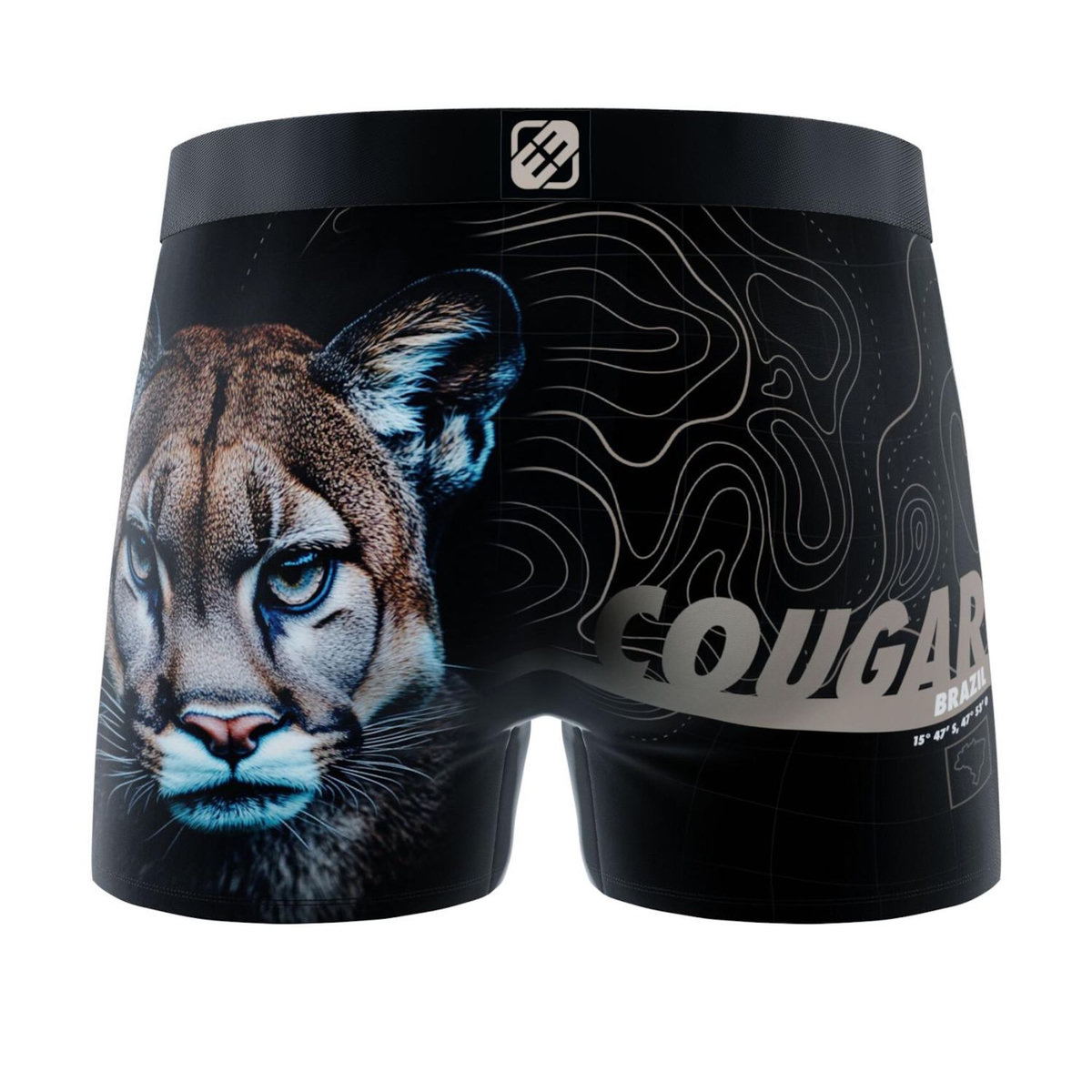 FREEGUN Lot de 4 boxers homme Wild Life