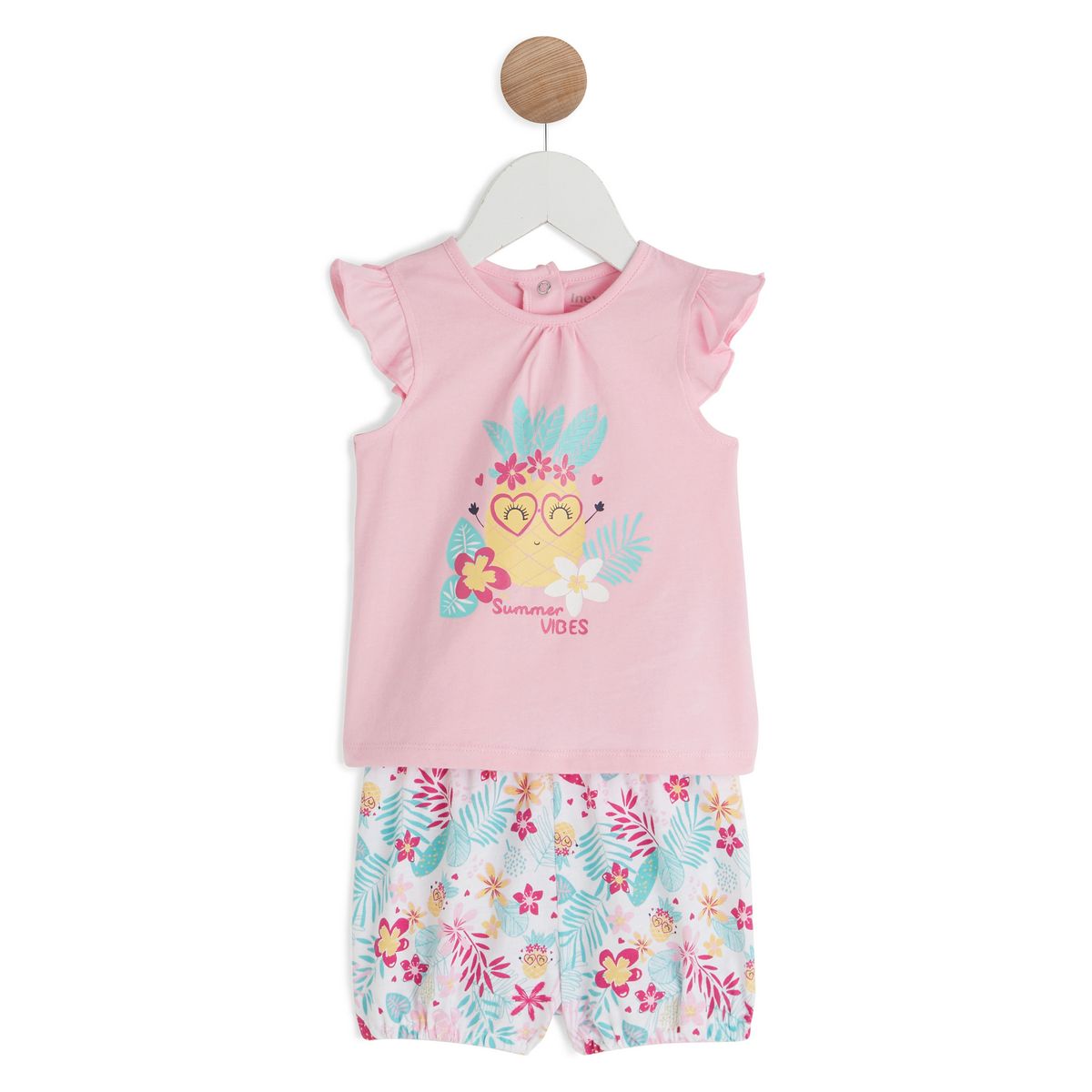 INEXTENSO Pyjacourt jersey ananas bébé fille