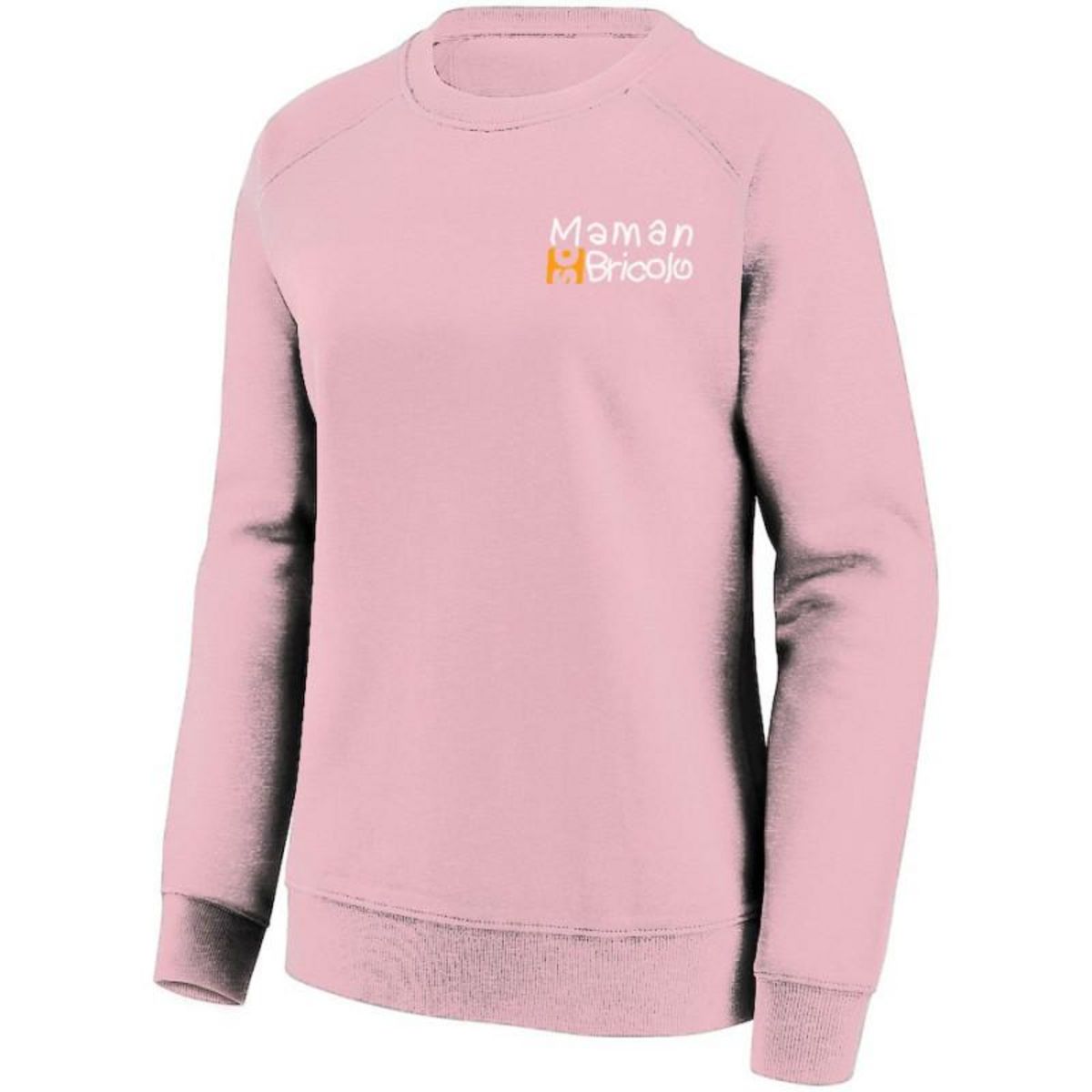 NOTRE SELECTION Sweat col rond Maman Sobricolo rose TM SWJH030BPM
