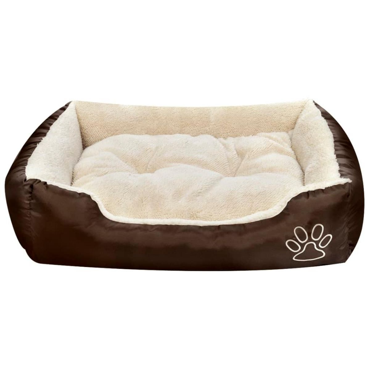 VIDAXL Lit chaud pour chiens avec coussin rembourre Taille S