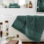 Voir la diapositive 2 : L EFFET PAPILLON Drap de douche  Garance  70 x 130 cm / 100% Coton Bio / 600 gr/m² l'Effet Papillon -  - Drap de douche 70 x 130 cm