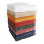 Voir la diapositive 3 : Serviette invité unie en coton 600 g/m²