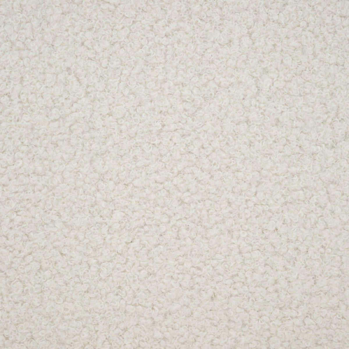 ATMOSPHERA Chaise de bureau à roulette en bouclette GEOS - Blanc