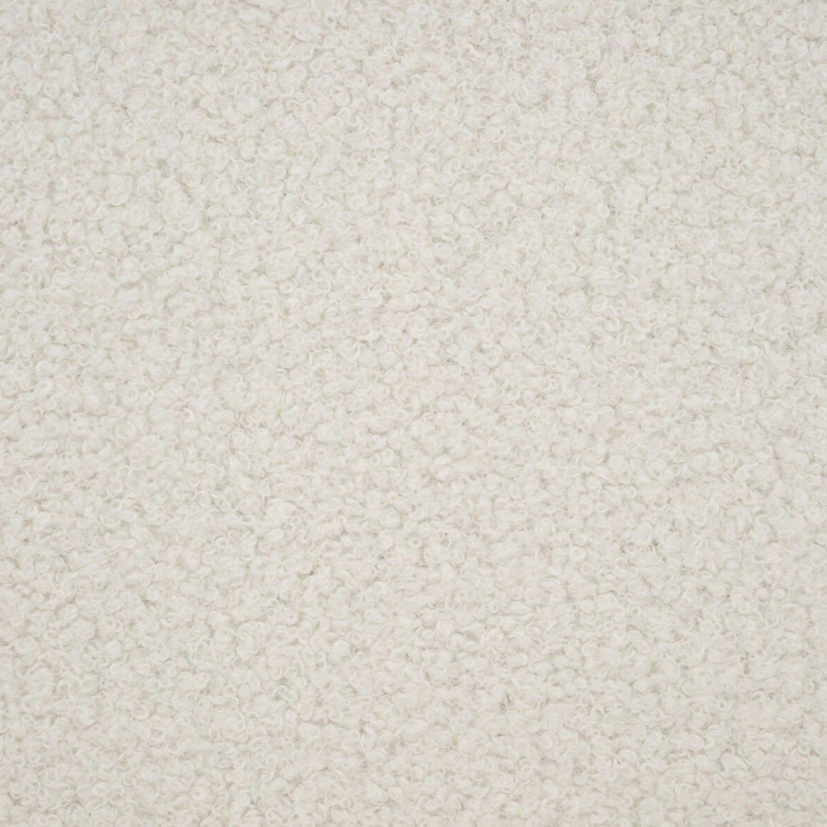 ATMOSPHERA Chaise de bureau à roulette en bouclette GEOS - Blanc