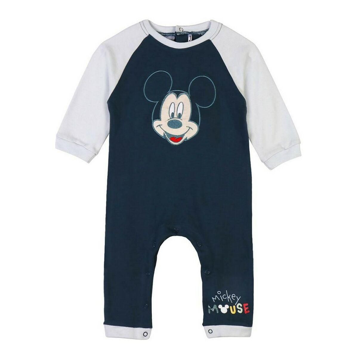 MICKEY Barboteuse à Manches Longues  pour Bébé Mickey Mouse Bleu