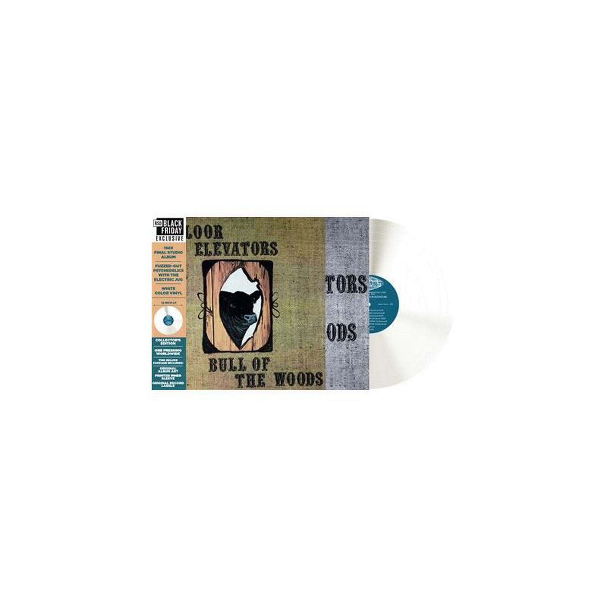 Vinyle 12 pouces bull of the woods  bour elevators aspect blanc