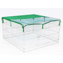 Voir la diapositive 1 : @Pet @Pet Enclos exterieur pour animaux Complete 116x116x65 cm Metal