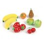 Voir la diapositive 2 : BIGJIGS Bigjigs - Wooden Fruit in a Crate T0131