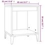 Voir la diapositive 6 : VIDAXL Tables de chevet 2 pcs Sonoma gris 40x35x50 cm