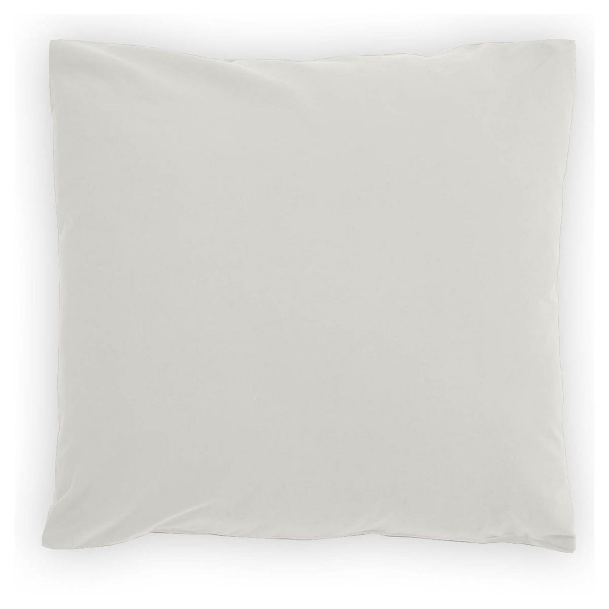 Taie d'oreiller unie en coton 