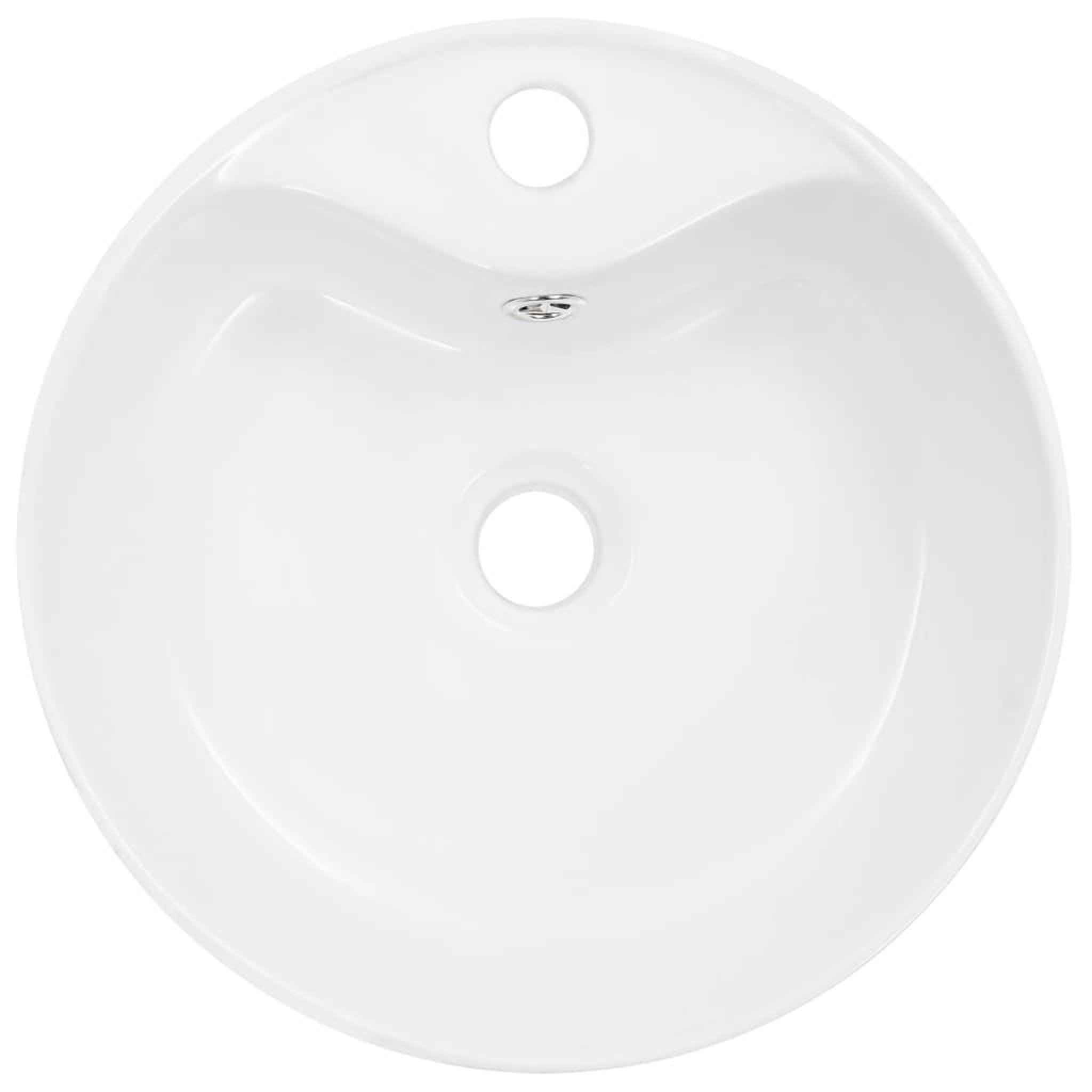 Voir la diapositive 4 : VIDAXL Lavabo avec trop-plein 36x13 cm Ceramique Blanc