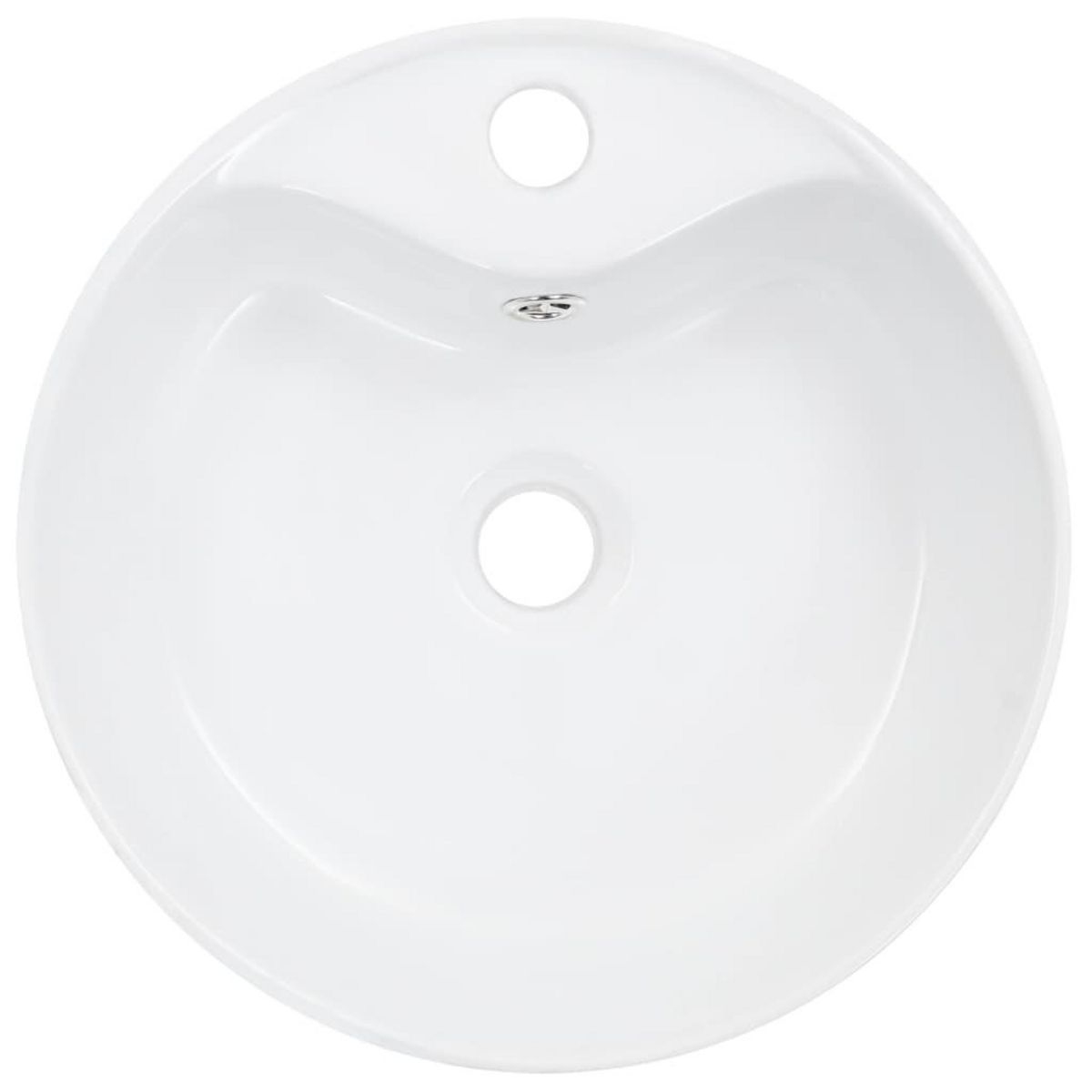 VIDAXL Lavabo avec trop-plein 36x13 cm Ceramique Blanc