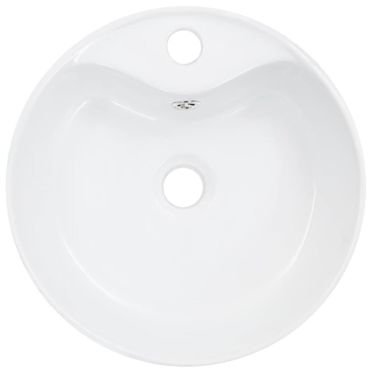 VIDAXL Lavabo avec trop-plein 36x13 cm Ceramique Blanc