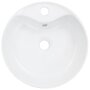 Voir la diapositive 4 : VIDAXL Lavabo avec trop-plein 36x13 cm Ceramique Blanc