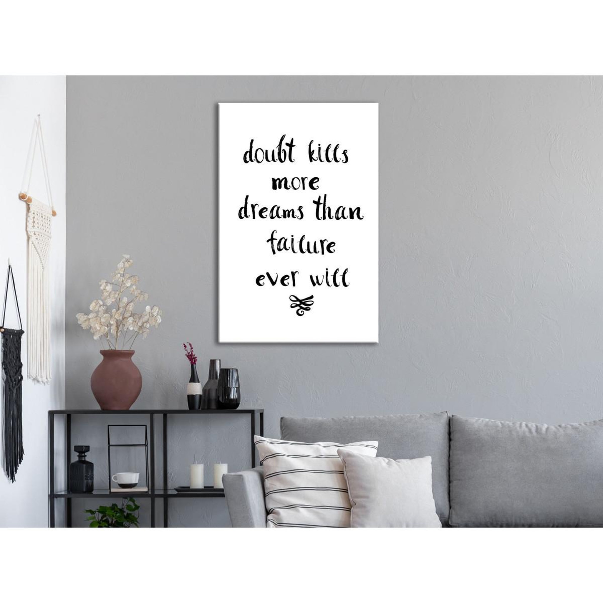 Voir la diapositive 2 : Paris Prix Tableau imprimé  doubts & dreams