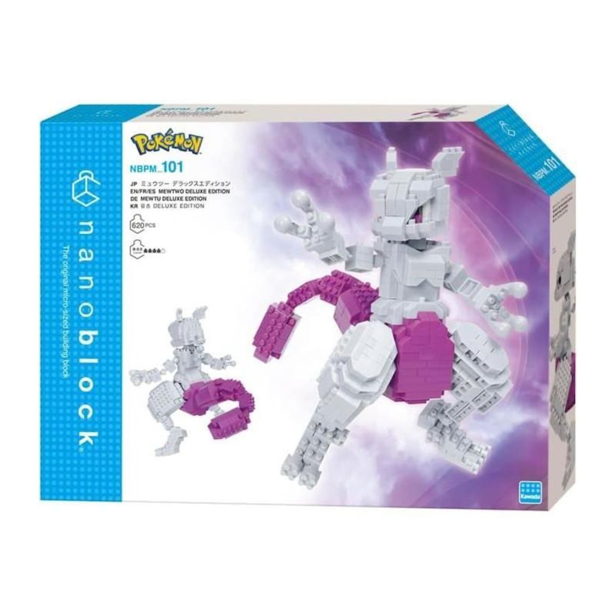 BANDAI Figurine Bandai NANOBLOCK Pokémon Mewtwo