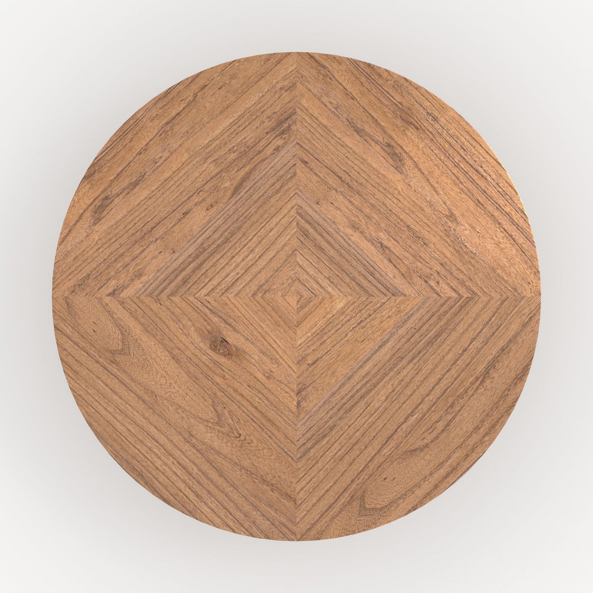 Rendez vous déco Table basse ronde en bois d'orme D80 cm-Garance