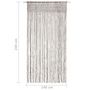 Voir la diapositive 5 : VIDAXL Rideau en macrame Taupe 140x240 cm Coton