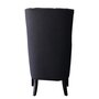 Voir la diapositive 4 : Habitat et Jardin Fauteuil Scandinave Tissu  Duchesse  - 76 x 83 x 100,5 cm - Noir