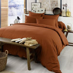 Home collection Housse de couette 100%flanelle. Coloris disponibles : Blanc