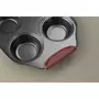 MYWAY Moule à muffins avec revêtement anti-adhésif - 31 x 18 cm - En acier carbone - Convient aux fours