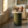 Voir la diapositive 3 : Paris Prix Table d'Appoint  Frankfurt  45cm Vert & Blanc